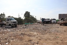 Estaci&oacute;n de Transferencia de la Av. Sim&oacute;n Bol&iacute;var con Carrera 50 sigue libre de escombros