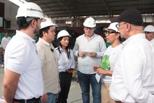 Alcalde de Cali y delegado del Gobierno Nacional visitaron obras de infraestructura escolar, pr&oacute;ximas a inaugurar, que beneficiar&aacute;n a cerca de 4000 estudiantes