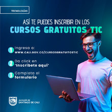 Alcald&iacute;a ofrece cursos gratis en tecnolog&iacute;as para todos los ciudadanos desde los ocho a&ntilde;os de edad