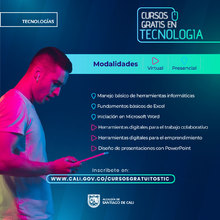 Alcald&iacute;a ofrece cursos gratis en tecnolog&iacute;as para todos los ciudadanos desde los ocho a&ntilde;os de edad