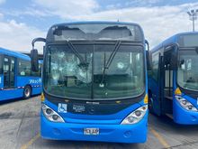 &ldquo;Vandalismo contra el MIO es un ataque a los cale&ntilde;os&rdquo;, conductor del masivo en grave riesgo de perder un ojo