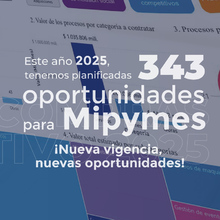 343 oportunidades para Mipymes &iexcl;Nueva vigencia, nuevas oportunidades!