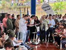 Las fuerzas vivas de la Comuna 20 deben definir proyectos para su desarrollo f&iacute;sico y social: alcalde Eder convoc&oacute; a una mesa de trabajo