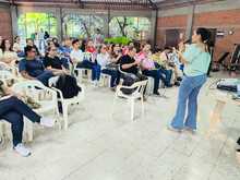 Socializaci&oacute;n en el Polideportivo Vipasa, comuna 2. 