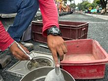 Secretar&iacute;a de Infraestructura realiza pruebas de laboratorio para garantizar que obras de contratistas en los barrios queden 1A