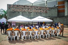 Reclusos embellecen al coliseo Mar&iacute;a Isabel Urrutia dando mensaje de resocializaci&oacute;n y reconciliaci&oacute;n con la sociedad 