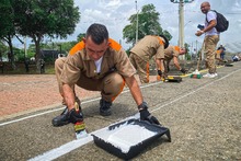 Reclusos embellecen al coliseo Mar&iacute;a Isabel Urrutia dando mensaje de resocializaci&oacute;n y reconciliaci&oacute;n con la sociedad 