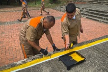 Reclusos embellecen al coliseo Mar&iacute;a Isabel Urrutia dando mensaje de resocializaci&oacute;n y reconciliaci&oacute;n con la sociedad 