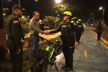 Hasta la madrugada, alcalde Eder verific&oacute; el plan Parques Seguros