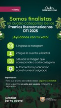 Cali es finalista en los Premios Iberoamericanos DTI 2025 por sus buenas pr&aacute;cticas en turismo: conoce c&oacute;mo votar y ayuda a la ciudad a ganar