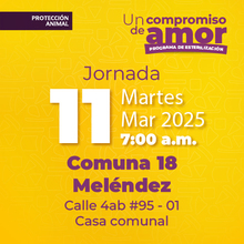 Jornada de Estetizaci&oacute;n 11 de marzo de 2025 - Comuna 18 Mel&eacute;ndez Calle 4ab #95 - 01 Casa comunal