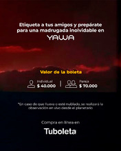 Eclipse total de luna: el 13 de marzo viva en YAWA una noche de ciencia, m&uacute;sica y observaci&oacute;n astron&oacute;mica 