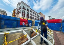 La Administraci&oacute;n Distrital de Cali activ&oacute; todas las acciones y medidas para preservar los vestigios del Puente Ortiz y el Bulevar del R&iacute;o