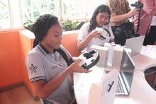 En la zona rural, Cali abre las puertas de un moderno laboratorio de biling&uuml;ismo para transformar el futuro de los estudiantes de La Buitrera