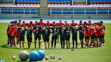 Selecci&oacute;n Per&uacute; agradeci&oacute; la estad&iacute;a y entrenamiento en el Pascual Guerrero para preparar su partido de eliminatorias ante Venezuela