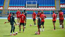 Selecci&oacute;n Per&uacute; agradeci&oacute; la estad&iacute;a y entrenamiento en el Pascual Guerrero para preparar su partido de eliminatorias ante Venezuela