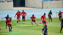 Selecci&oacute;n Per&uacute; agradeci&oacute; la estad&iacute;a y entrenamiento en el Pascual Guerrero para preparar su partido de eliminatorias ante Venezuela