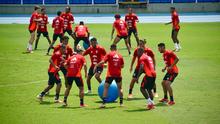 Selecci&oacute;n Per&uacute; agradeci&oacute; la estad&iacute;a y entrenamiento en el Pascual Guerrero para preparar su partido de eliminatorias ante Venezuela