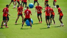 Selecci&oacute;n Per&uacute; agradeci&oacute; la estad&iacute;a y entrenamiento en el Pascual Guerrero para preparar su partido de eliminatorias ante Venezuela