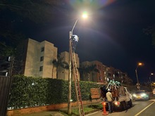 La Hacienda brilla de nuevo: 417 luminarias led renuevan su alumbrado  p&uacute;blico