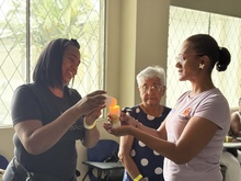 Con un caf&eacute; sobre la mesa, gestoras de comedores comunitarios  cerraron con broche de oro el &lsquo;Mes de la Mujer&rsquo;