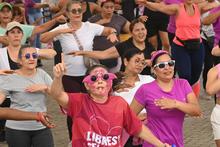 M&aacute;s de 700 personas participaron en el cierre de la campa&ntilde;a Cali en Voz de Mujer