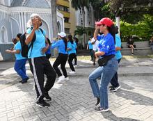 M&aacute;s de 700 personas participaron en el cierre de la campa&ntilde;a Cali en Voz de Mujer