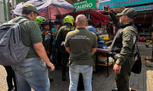 Autoridades ambientales incautan piel y caparaz&oacute;n de animales silvestres en el centro de Cali