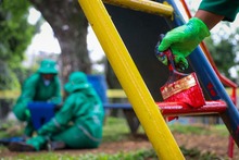 Alcald&iacute;a de Cali contin&uacute;a recuperando escenarios deportivos para la comunidad: polideportivo de Ciudad 2000 luce una renovada imagen