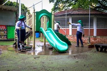Alcald&iacute;a de Cali contin&uacute;a recuperando escenarios deportivos para la comunidad: polideportivo de Ciudad 2000 luce una renovada imagen