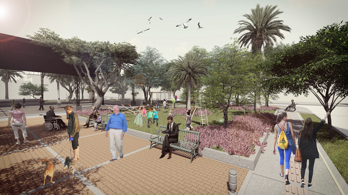 Render 5 Parque Cien Palos