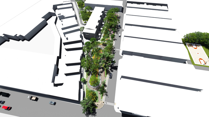 Render 1 Pista de patinaje Nuevo Madrid 