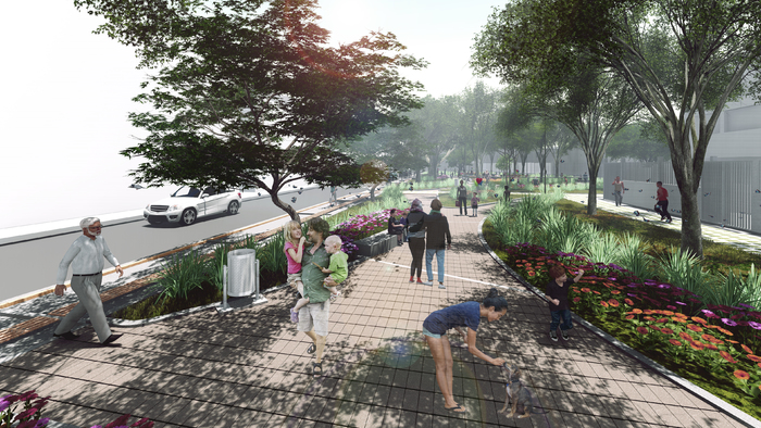 Render 3 Pista de patinaje Nuevo Madrid