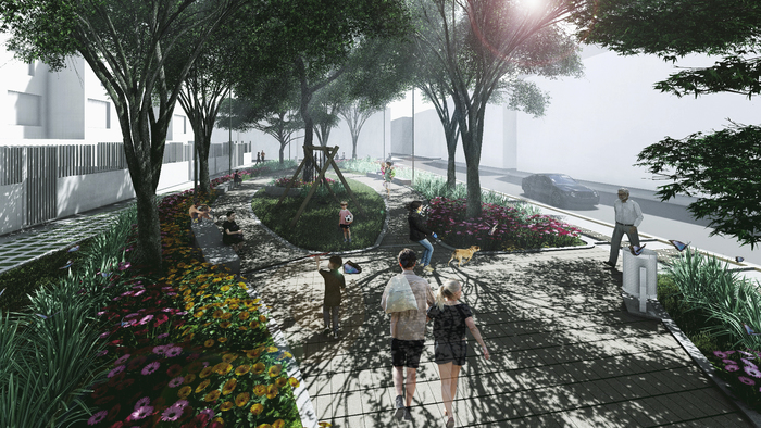 Render 4 Pista de patinaje Nuevo Madrid 