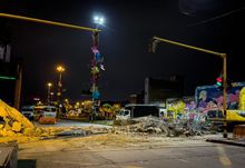 Adi&oacute;s al puente peatonal de la Calle 5 con Carrera 6, el primer paso para el Bulevar de San Antonio