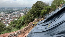 Infraestructura construye muro de contenci&oacute;n en Los Guayabales para mitigar riesgos