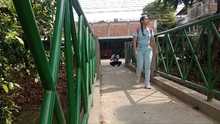Embellecen puentes peatonales de la comuna 5 en Cali