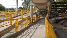 Embellecen puentes peatonales de la comuna 5 en Cali