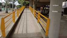 Embellecen puentes peatonales de la comuna 5 en Cali