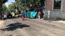 Rehabilitan v&iacute;a de acceso al sector Batacl&aacute;n, cerca al cerro de las Tres Cruces