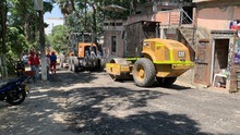 Rehabilitan v&iacute;a de acceso al sector Batacl&aacute;n, cerca al cerro de las Tres Cruces