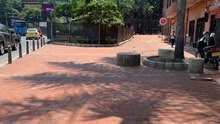 Plazoleta Bellas Artes, un espacio que se pinta de violeta para las mujeres