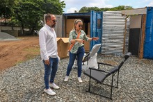 Lleg&oacute; el Domo para el planetario del Parque Tecnol&oacute;gico de Innovaci&oacute;n San Fernando