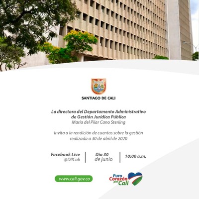 Rendici&oacute;n de Cuentas del Departamento Administrativo de Gesti&oacute;n Jur&iacute;dica Publica