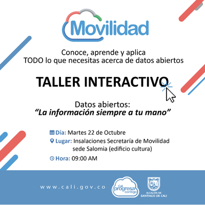 Taller interactivo de Datos Abiertos de la Secretar&iacute;a de Movilidad