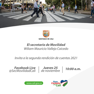 Segunda rendici&oacute;n de cuentas 2021 Secretar&iacute;a de Movilidad