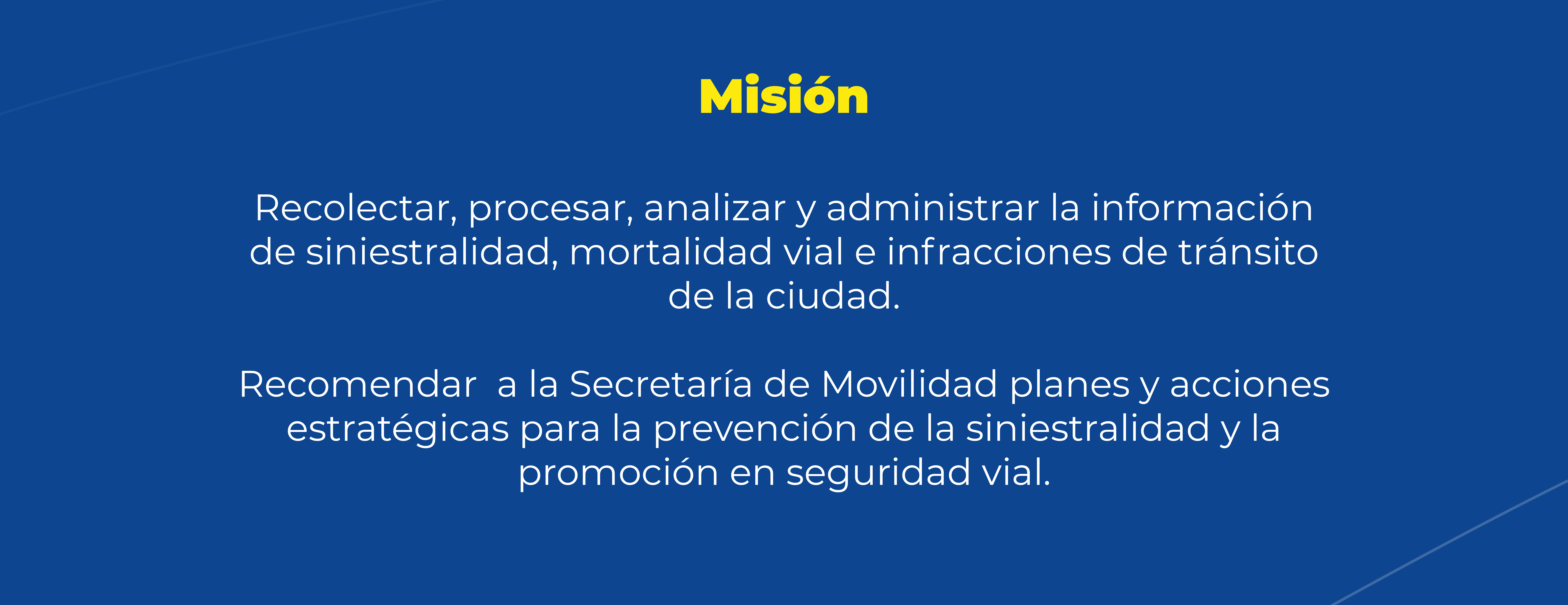 misión del observatorio de movilidad misión del observatorio de movilidad