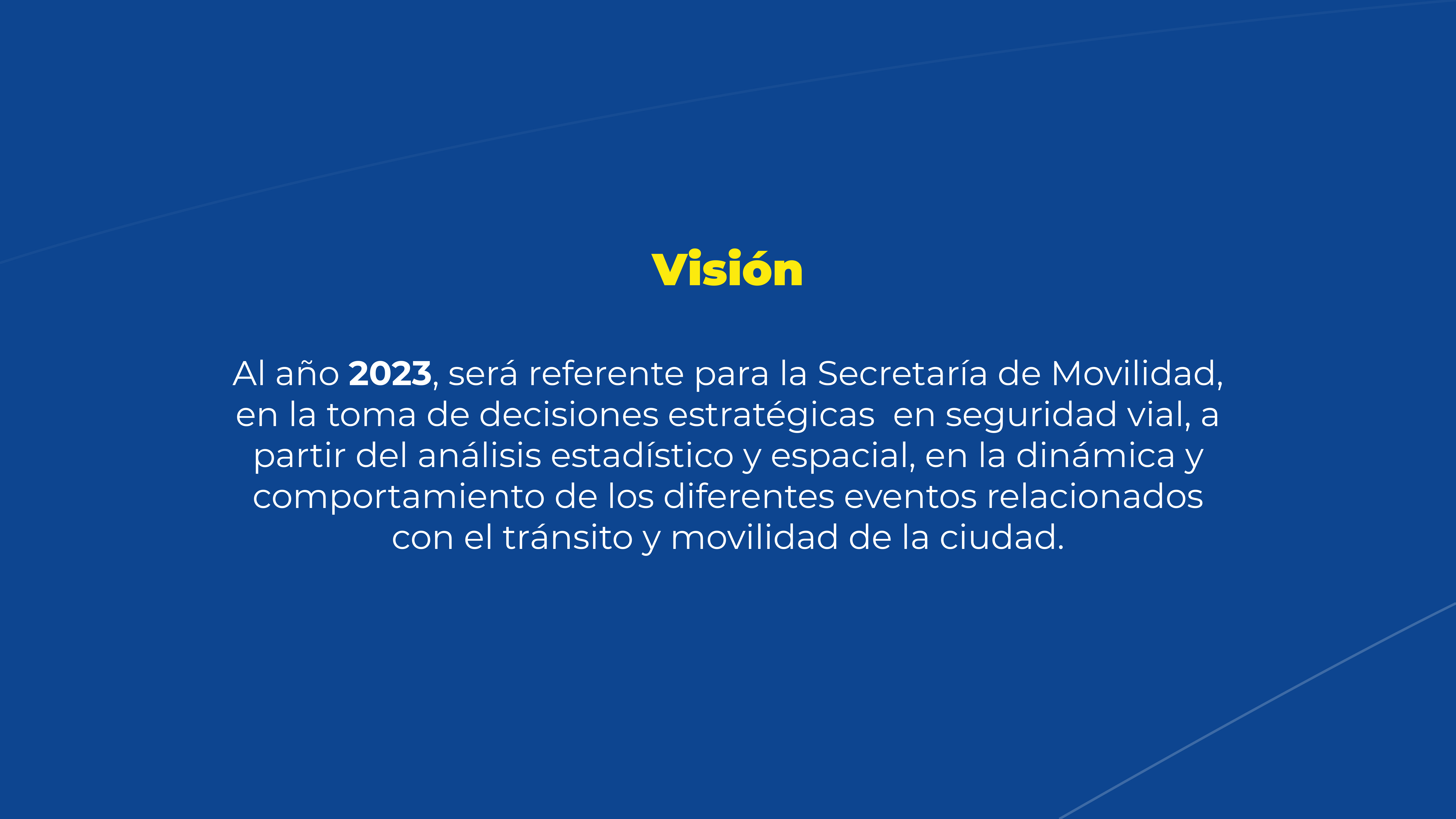 visión del observatorio de movilidad sostenible y seguridad vial visión del observatorio de movilidad sostenible y seguridad vial