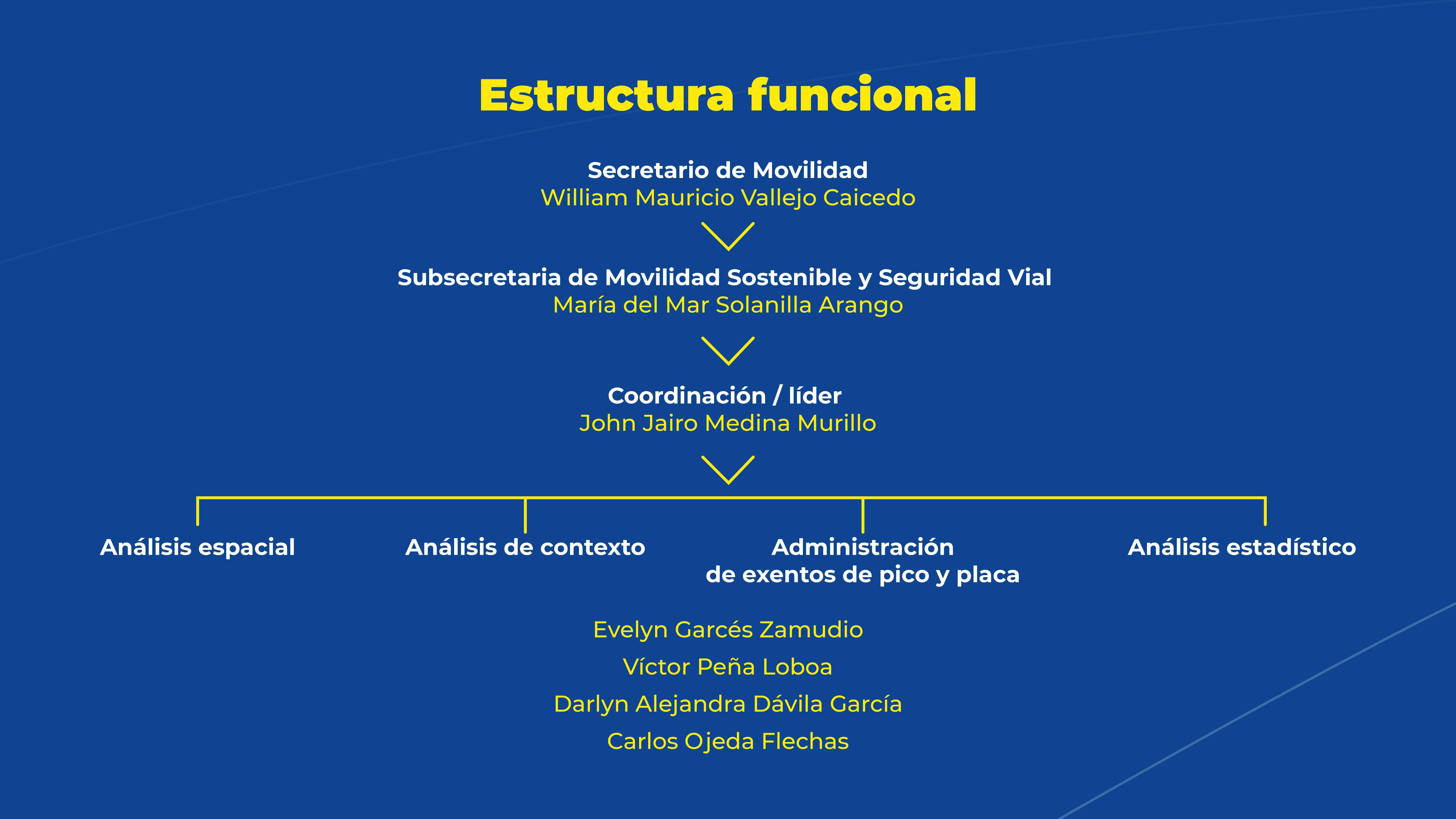 Estructura del observatorio de movilidad sostenible y seguridad vial Estructura del observatorio de movilidad sostenible y seguridad vial