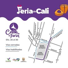 Ya est&aacute; listo el plan de desv&iacute;os para la Feria de Cali 